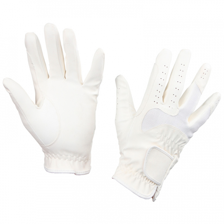 Rękawiczki Jeździeckie Gloria Białe w grupie Odzież jeździecka / Rękawiczki przy Equinest (323825Vi_r)