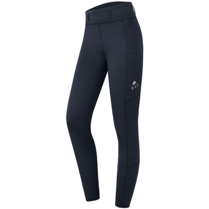 Zimowe legginsy jeździeckie Dzieci/Junior Ella Full Grip Granatowe w grupie Odzież jeździecka / Bryczesy / Legginsy jeździeckie przy Equinest (32424551NA_r)