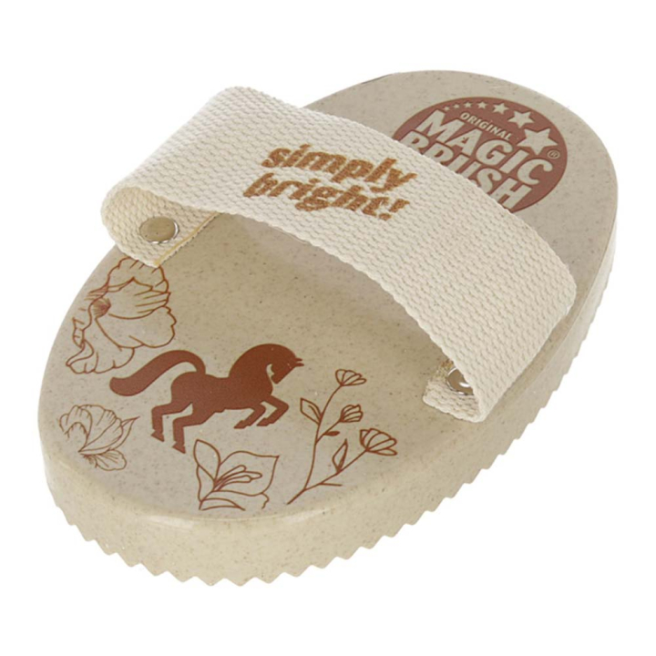 Zgrzebło WaterLily Plastic Nature 16cm w grupie Pielęgnacja i zdrowie / Szczotki / Zgrzebła  przy Equinest (3297677NE-16)