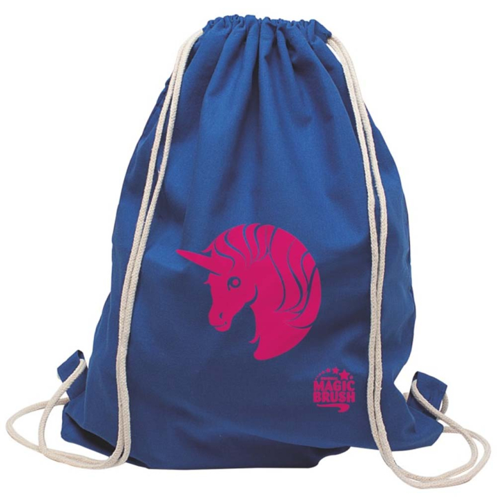 Torba Drawstring Bag Unicorn Niebieska w grupie Odzież jeździecka / Akcesoria / Torby przy Equinest (329998BL)