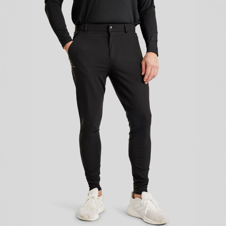Bryczesy męskie MoBen Knee Grip Czarne w grupie Odzież jeździecka / Bryczesy / Bryczesy przy Equinest (342204146BA_r)