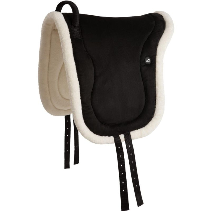 Pad do jazdy na oklep Fauxfur Knee Block Czarny w grupie Sprzęt dla konia / Siodła i pady do jazdy na oklep przy Equinest (351411BA_r)