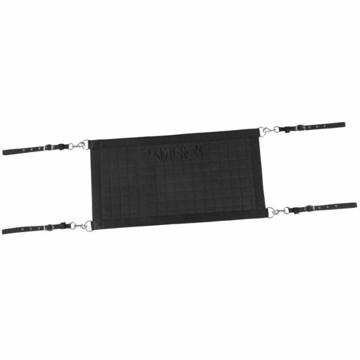 Bramka na boks Short Czarna w grupie Stajnia i padok / Wyposażenie stajni / Bramki, kurtyny i zasłony na boks przy Equinest (36200040BA)