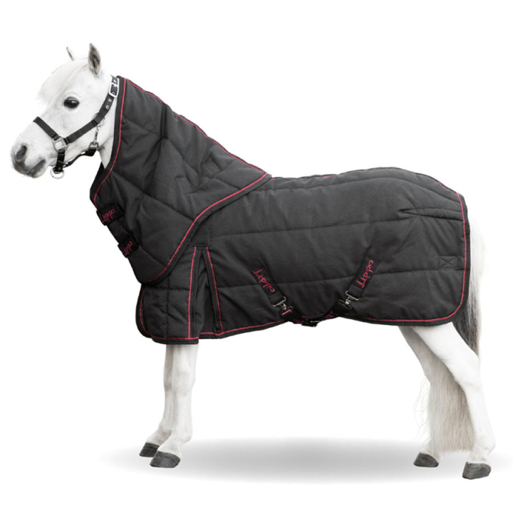 Derka stajenna Miniature Supreme Plus 600D 100g Czarna w grupie Derki dla koni / Derki stajenne przy Equinest (363165BA_r)