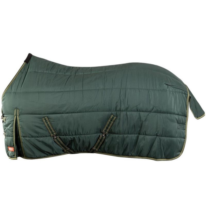 Derka stajenna Basic 200g 210D Ciemna zieleń w grupie Derki dla koni / Derki stajenne przy Equinest (380323G05514DGN_r)