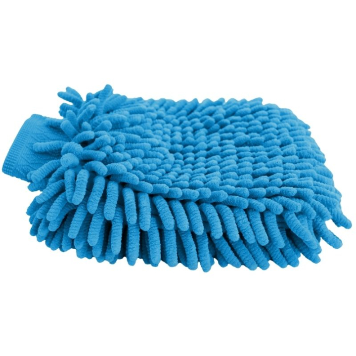 Rękawica pielęgnacyjna Microfibre Niebieska w grupie Pielęgnacja i zdrowie / Szczotki / Rękawice do czyszczenia przy Equinest (3827750BL)