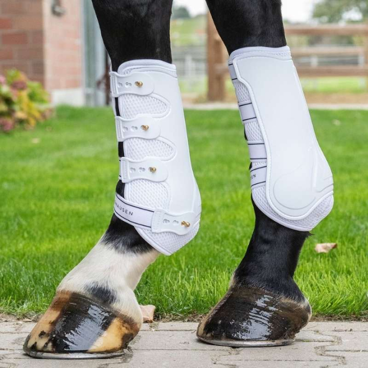 Ochraniacze ujeżdżeniowe Breath Białe w grupie Sprzęt dla konia / Ochrona nóg / Ochraniacze ujeżdżeniowe i treningowe przy Equinest (3855902VWH_r)