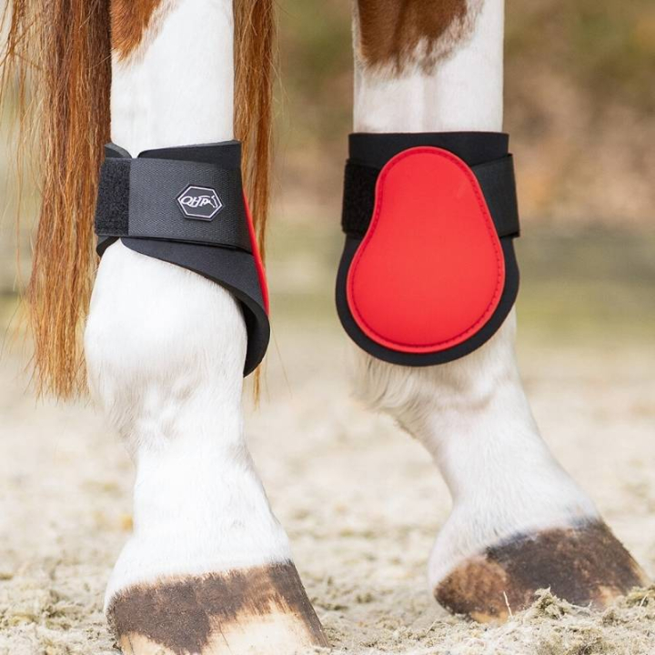 Ochraniacze skokowe tył Neopren Czerwone w grupie Sprzęt dla konia / Ochrona nóg / Ochraniacze skokowe tył przy Equinest (4034RE)
