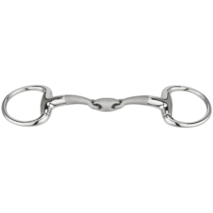 Wędzidło oliwkowe podwójnie łamane Satinox Ø55mm w grupie Sprzęt dla konia / Wędzidła / Wędzidła oliwkowe przy Equinest (4037010556_r)