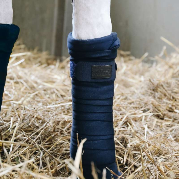 Owijki stajenne odporne na brud 4 szt. Granatowe w grupie Sprzęt dla konia / Ochrona nóg / Owijki przy Equinest (42109MA)