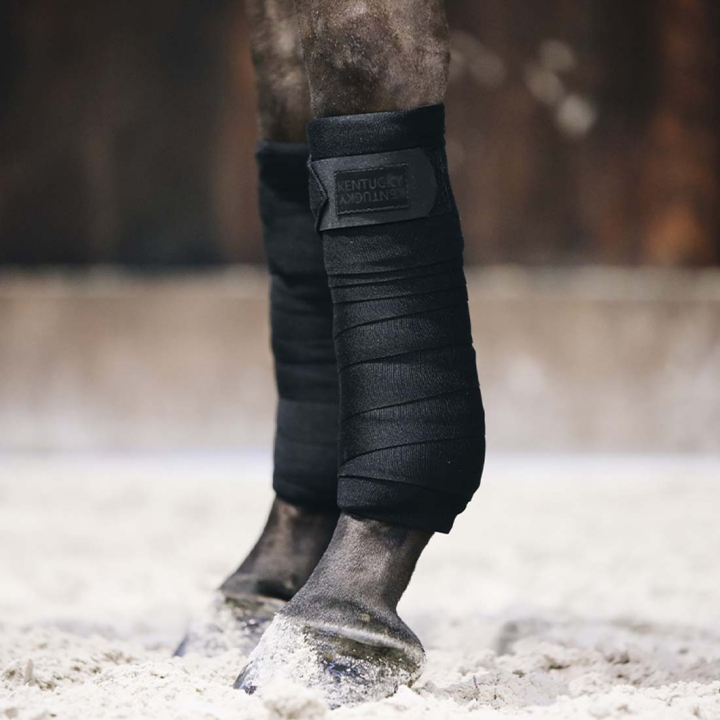 Owijki Repellent 2 szt. Czarne w grupie Sprzęt dla konia / Ochrona nóg / Owijki przy Equinest (4211001BA-FU)