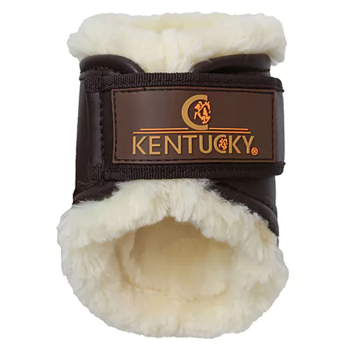 Ochraniacze treningowe Leather Hind Short Brązowe w grupie Sprzęt dla konia / Ochrona nóg / Ochraniacze ujeżdżeniowe i treningowe przy Equinest (4230505FBR_r)