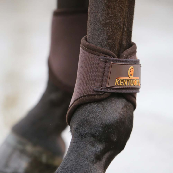 Ochraniacze treningowe 3D Spacer Hind Short Brązowe w grupie Sprzęt dla konia / Ochrona nóg / Ochraniacze ujeżdżeniowe i treningowe przy Equinest (4230705FBR_r)