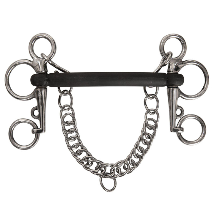 Wędzidło proste Babypelham Gumowe w grupie Sprzęt dla konia / Wędzidła / Wędzidła Pelham przy Equinest (423810_r)