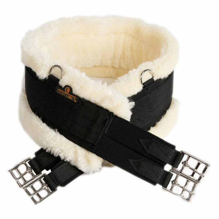 Popręg Sheepskin Czarny w grupie Sprzęt dla konia / Popręgi / Popręgi wszechstronne przy Equinest (42401Sv_r)