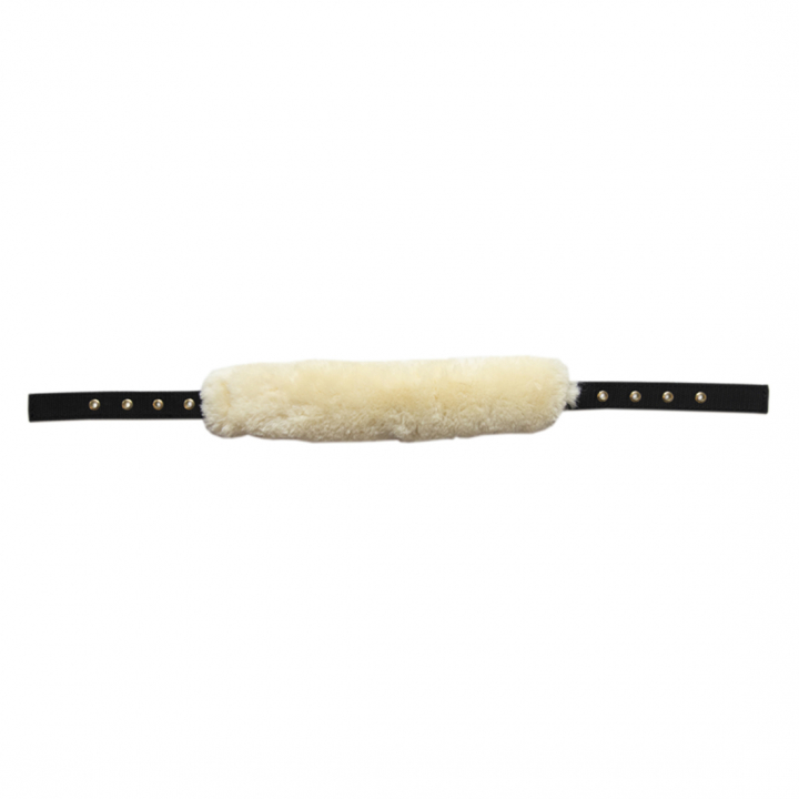 Pasek na potylicę Shipping Sheepskin Natural w grupie Sprzęt dla konia / Kantary / Kantary materiałowe i nylonowe przy Equinest (4250202NECKNAT)