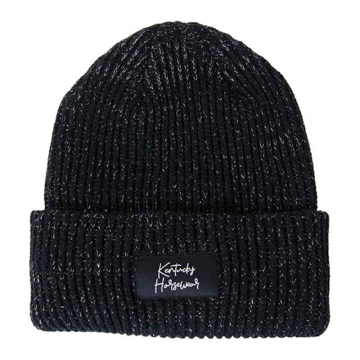 Czapka Beanie Glitter Czarna w grupie Odzież jeździecka / Czapki / Czapki przy Equinest (42591SV)