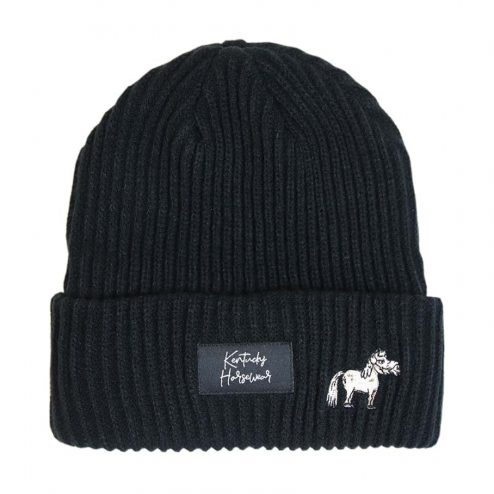 Czapka Beanie Sammy Czarna w grupie Odzież jeździecka / Czapki / Czapki przy Equinest (42600SV)