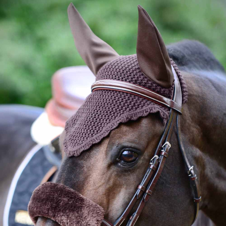 Nauszniki Brązowe w grupie Sprzęt dla konia / Nauszniki przy Equinest (4260505FBR_r)
