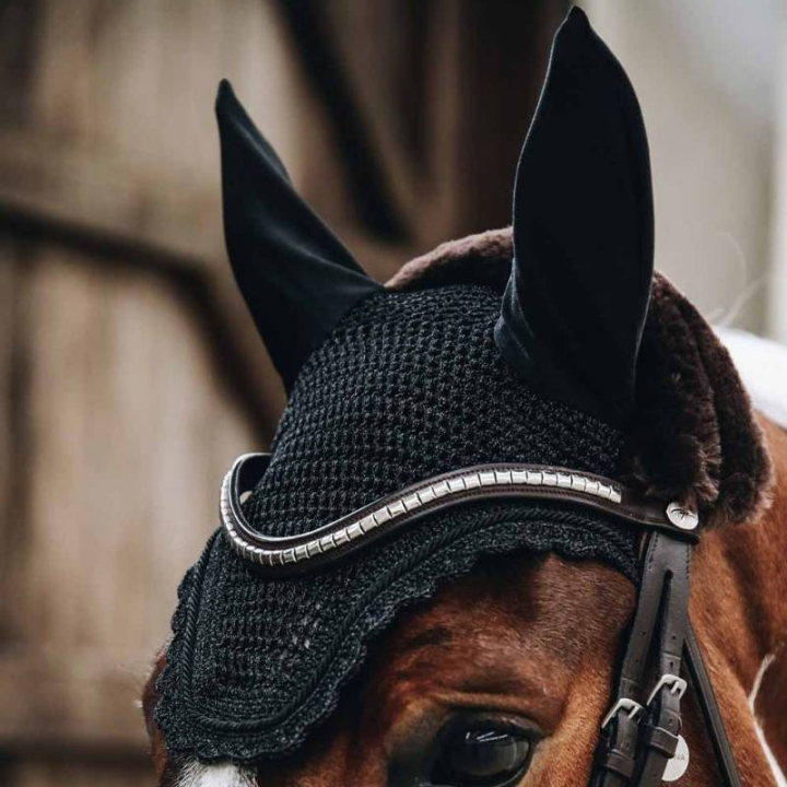 Nauszniki Czarne w grupie Sprzęt dla konia / Nauszniki przy Equinest (42605Sv_r)