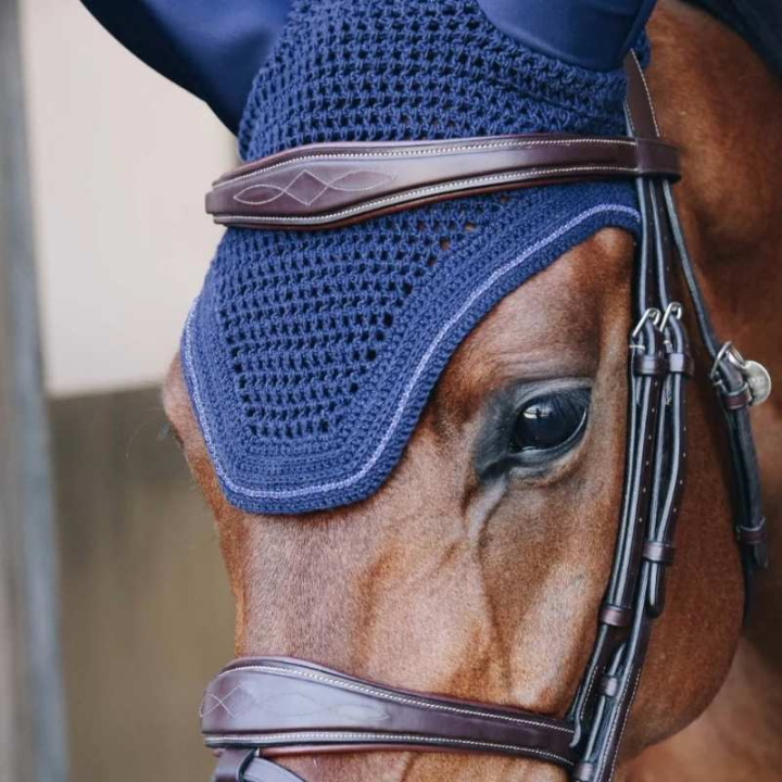 Nauszniki Wellington Sparkling Granatowe w grupie Sprzęt dla konia / Nauszniki przy Equinest (4261033FDNA_r)