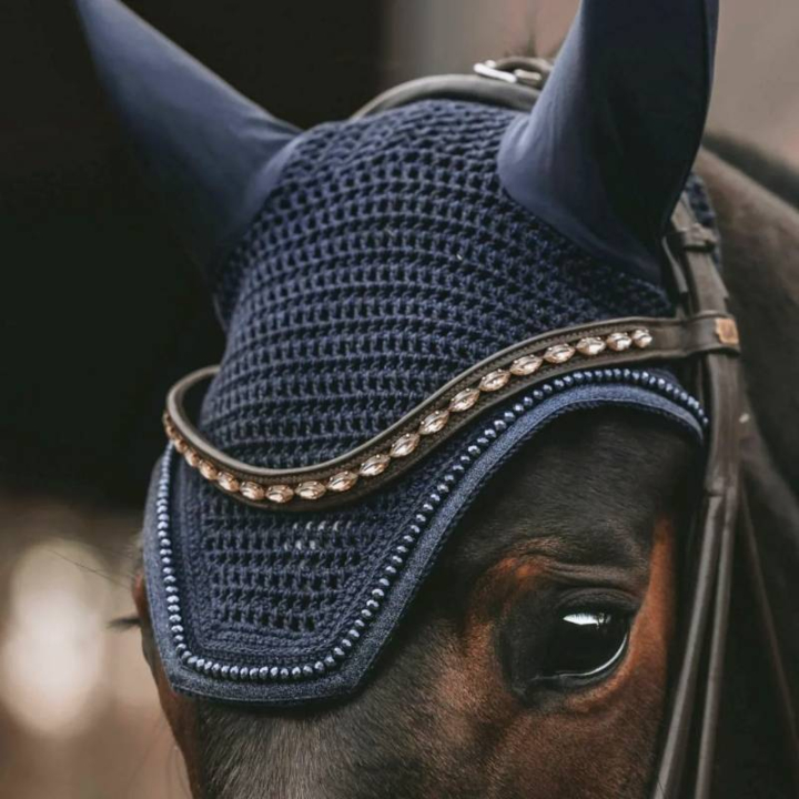 Nauszniki Wellington Glitter Soundless Granatowe w grupie Sprzęt dla konia / Nauszniki przy Equinest (4261933FDNA_r)