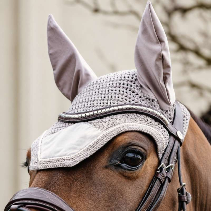 Nauszniki Wellington Basic Velvet Beżowe w grupie Sprzęt dla konia / Nauszniki przy Equinest (4262808BE)