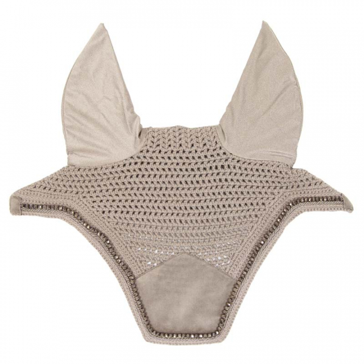 Nauszniki Wellington Velvet Pearls Beżowe w grupie Sprzęt dla konia / Nauszniki przy Equinest (4262903BE)