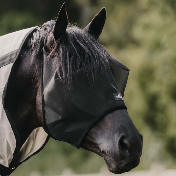 Maska przeciw owadom Classic bez uszu Czarna w grupie Ochrona przed owadami / Maski i moskitiery przy Equinest (42645BA)