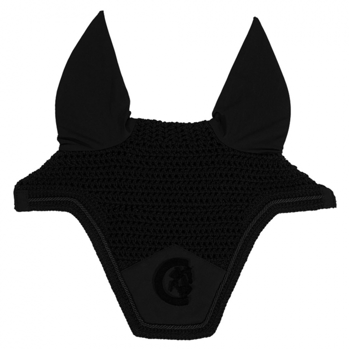 Nauszniki Wellington 3D Logo Czarne w grupie Sprzęt dla konia / Nauszniki przy Equinest (4265701BA)