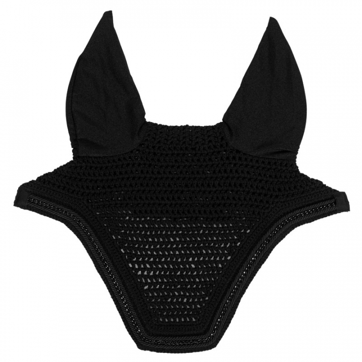 Nauszniki Wellington Metal Chain Czarne w grupie Sprzęt dla konia / Nauszniki przy Equinest (4266101FBA_r)