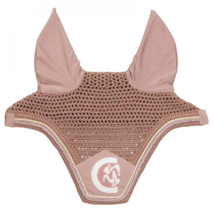 Nauszniki Wellington 3D Logo Rope Stary Róż w grupie Sprzęt dla konia / Nauszniki przy Equinest (4266910FOPI_r)