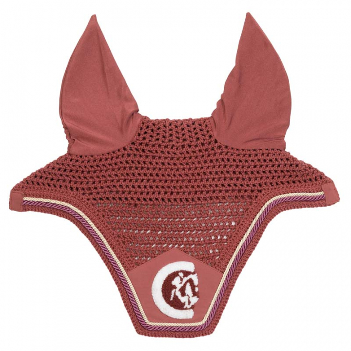 Nauszniki Wellington 3D Logo Rope Fuksja w grupie Sprzęt dla konia / Nauszniki przy Equinest (4266916FFU_r)