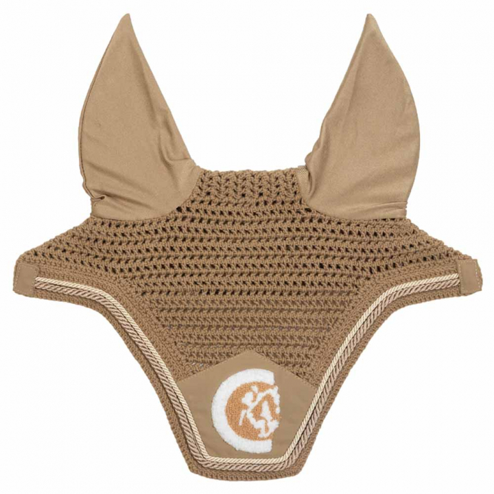 Nauszniki Wellington 3D Logo Rope Beżowe w grupie Sprzęt dla konia / Nauszniki przy Equinest (4266932FBE_r)