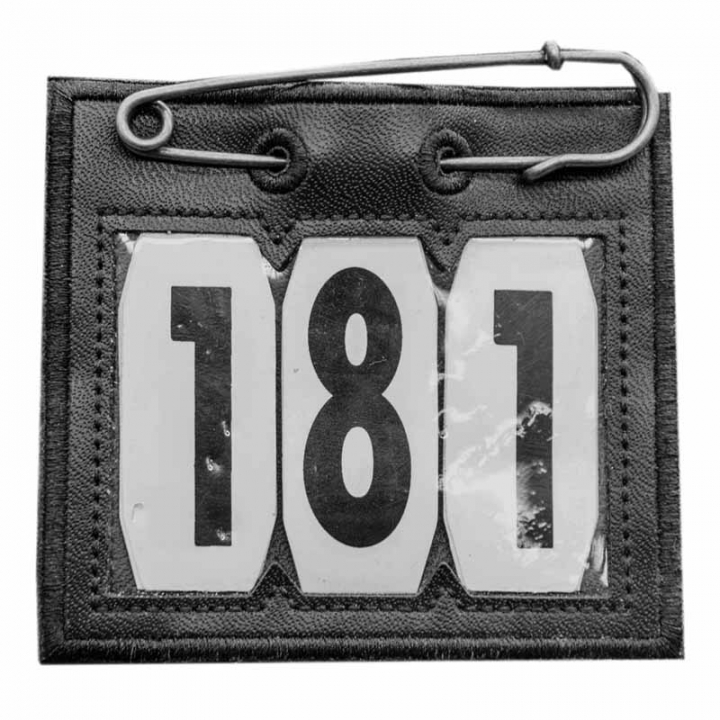 Numer startowy PVC Safety Pin Czarny w grupie Sprzęt dla konia / Akcesoria dla konia / Numery startowe przy Equinest (42682013BA)