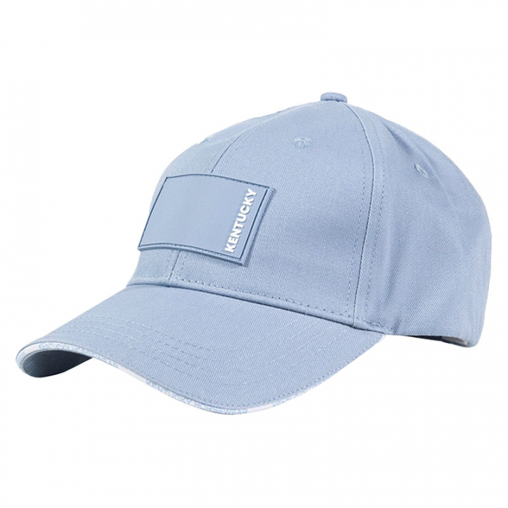 Czapka z daszkiem Rubber Logo Błękitna w grupie Odzież jeździecka / Czapki / Czapki z daszkiem przy Equinest (4271501LBLUE)