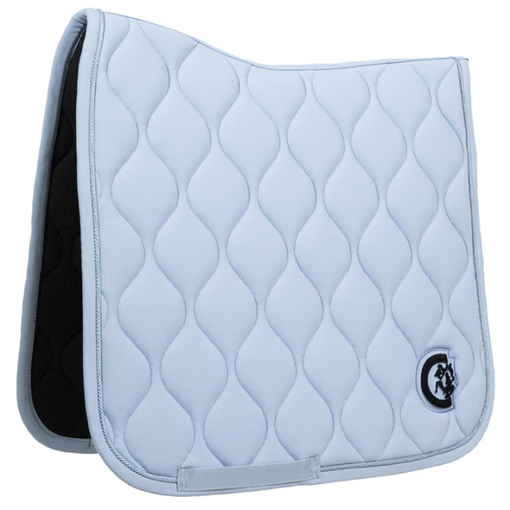 Czaprak ujeżdżeniowy Wave 3D Logo Błękitny w grupie Sprzęt dla konia / Czapraki / Czapraki ujeżdżeniowe przy Equinest (4271861DRLBL_r)