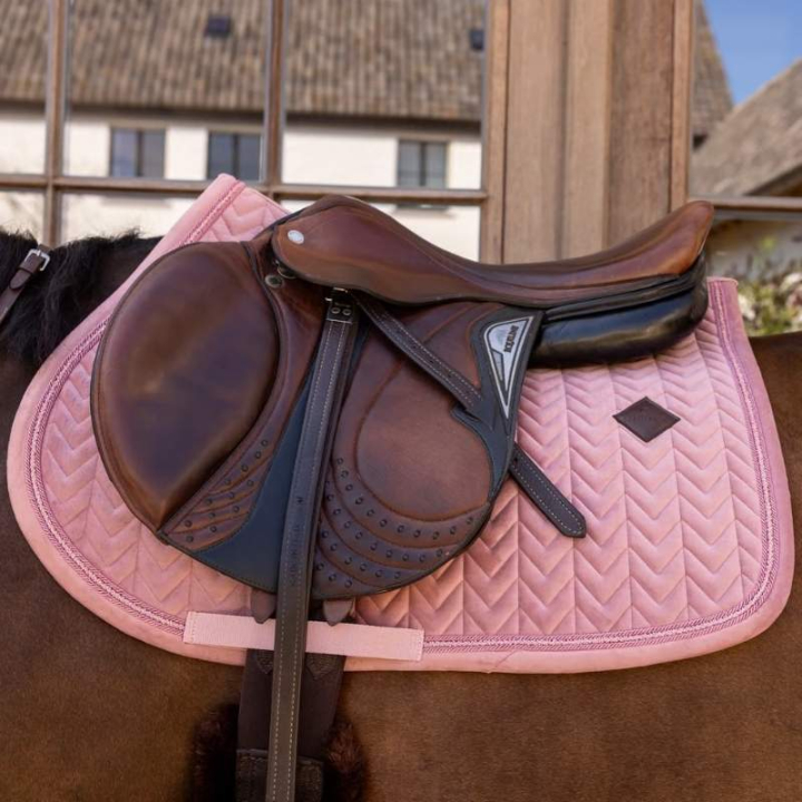 Czaprak Velvet Mini Pearls Stary róż w grupie Sprzęt dla konia / Czapraki / Czapraki skokowe i wszechstronne przy Equinest (4275010POPI_r)