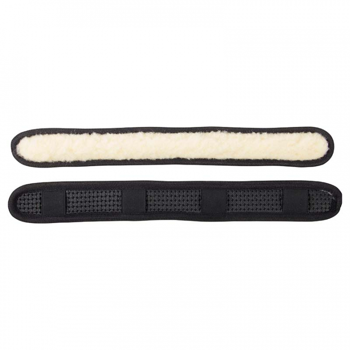 Ochraniacze na wodze HG Czarno/Naturalne w grupie Sprzęt dla konia / Ogłowia i naczółki / Futerka ochronne do ogłowia przy Equinest (44020001BA)