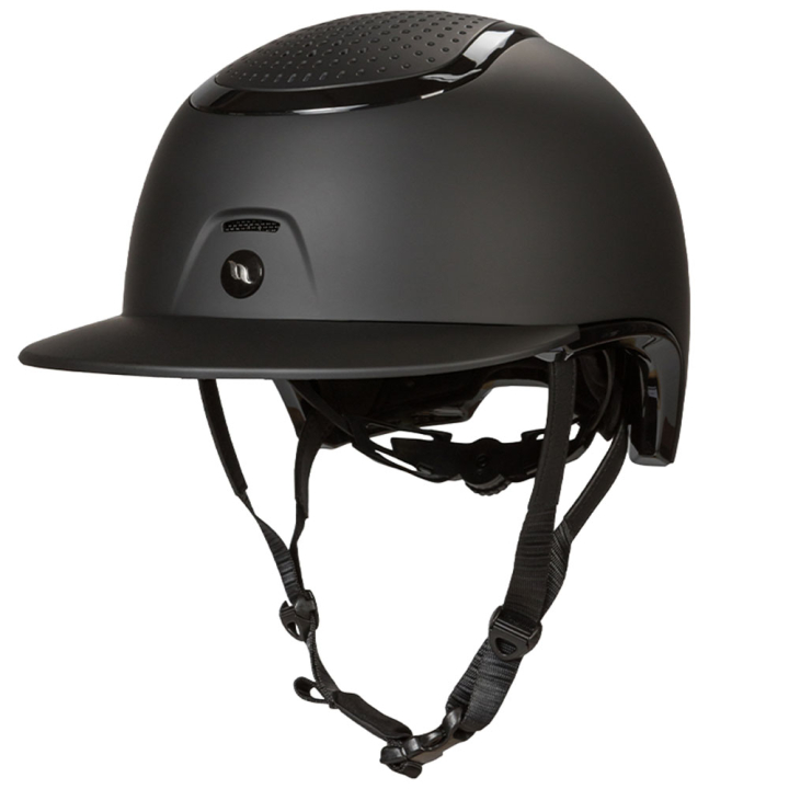 Kask MIPS Strixx Wide Peak Matte/Glossy Czarny w grupie Sprzęt dla jeźdźca / Kaski / Kaski MIPS przy Equinest (47510001BA_r)