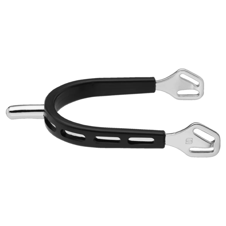 Ostrogi Ultra Fit Extra Grip 25mm Rounded Czarno/Srebrne w grupie Sprzęt dla jeźdźca / Ostrogi przy Equinest (4752500055BASI)