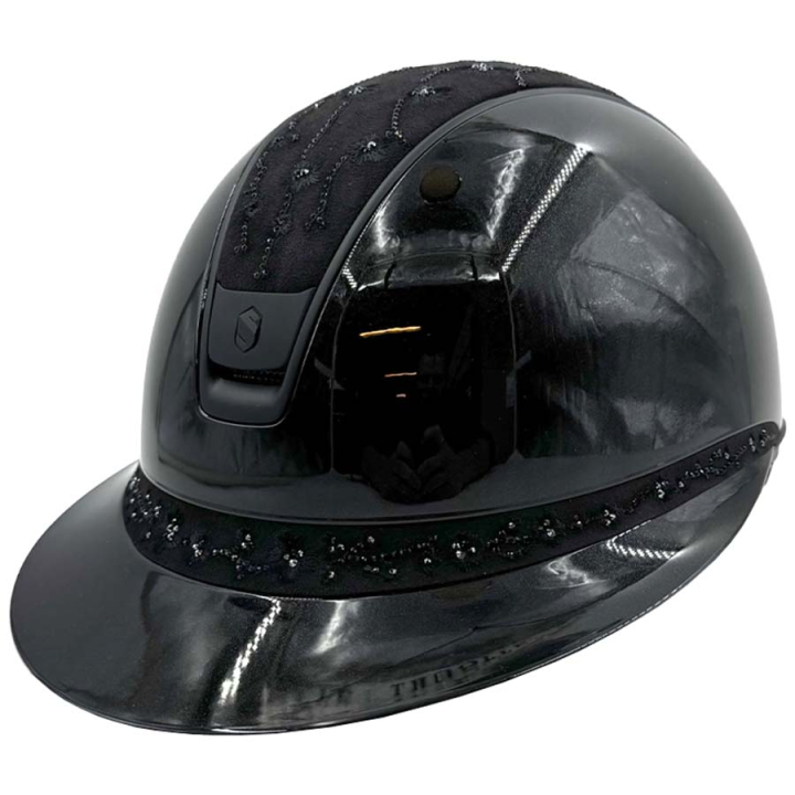 Kask Miss Shield 2.0 Glossy Cherry Blossom Matt Trim Czarny w grupie Sprzęt dla jeźdźca / Kaski / Daszki przeciwsłoneczne przy Equinest (50348BLACKBLACBA_r)