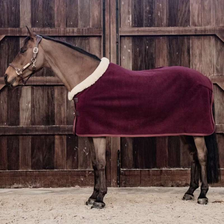Derka konkursowa Heavy Fleece Bordowa w grupie Derki dla koni / Derki polarowe i wełniane przy Equinest (52148Bo_r)