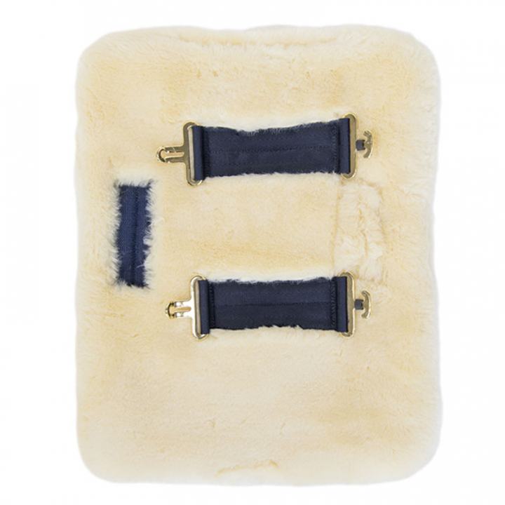 Poszerzacz do derki Vegan Sheepskin 2 Buckles Natural w grupie Derki dla koni / Akcesoria do derek przy Equinest (52184NAT-2)
