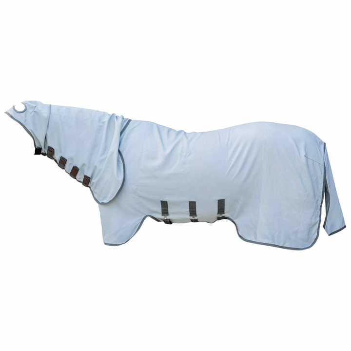 Derka egzemowa z kapturem Szara w grupie Ochrona przed owadami / Derki przeciw owadom przy Equinest (52189GR)