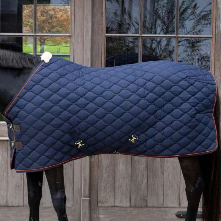 Derka stajenna Wave 600D 160g Granatowa w grupie Derki dla koni / Derki stajenne przy Equinest (5223803125NA_r)