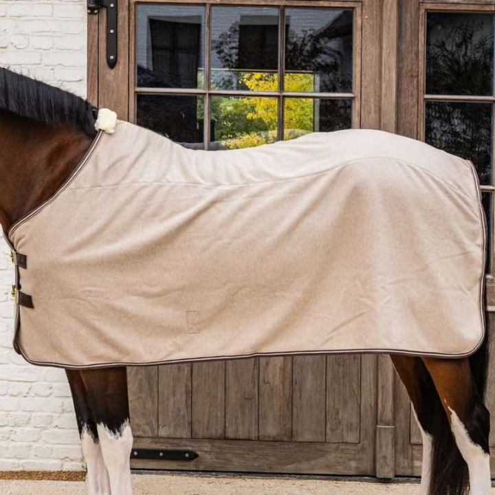 Derka polarowa Heavy Melange Beżowa w grupie Derki dla koni / Derki polarowe i wełniane przy Equinest (5224332125BE_r)