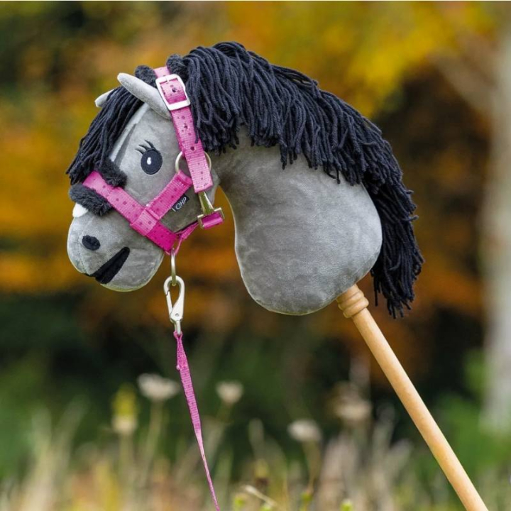 Kantar i Uwiąz dla Konia na kiju Isalyn Różowy w grupie Konie na kiju & Konie zabawkowe / Akcesoria do koni na kiju przy Equinest (5728BLP0PI)