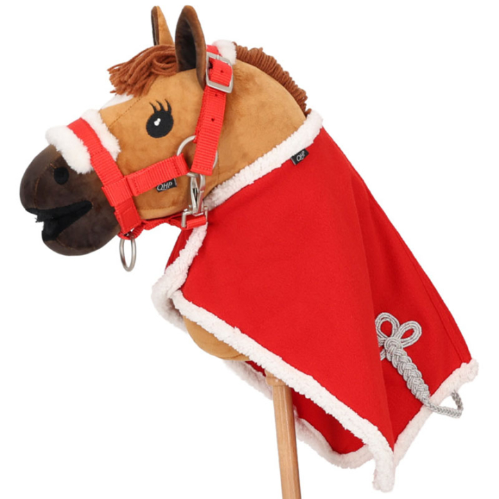 Derka polarowa dla konia na kiju Christmas Czerwony/Biały w grupie Święta i karnawał przy Equinest (5735RO0REWH)
