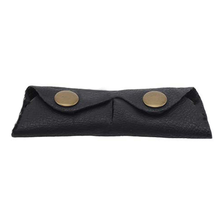 Skórzana osłona na łańcuszek podpródkowy HG Czarna w grupie Sprzęt dla konia / Wędzidła / Akcesoria do wędzideł przy Equinest (58981BA)